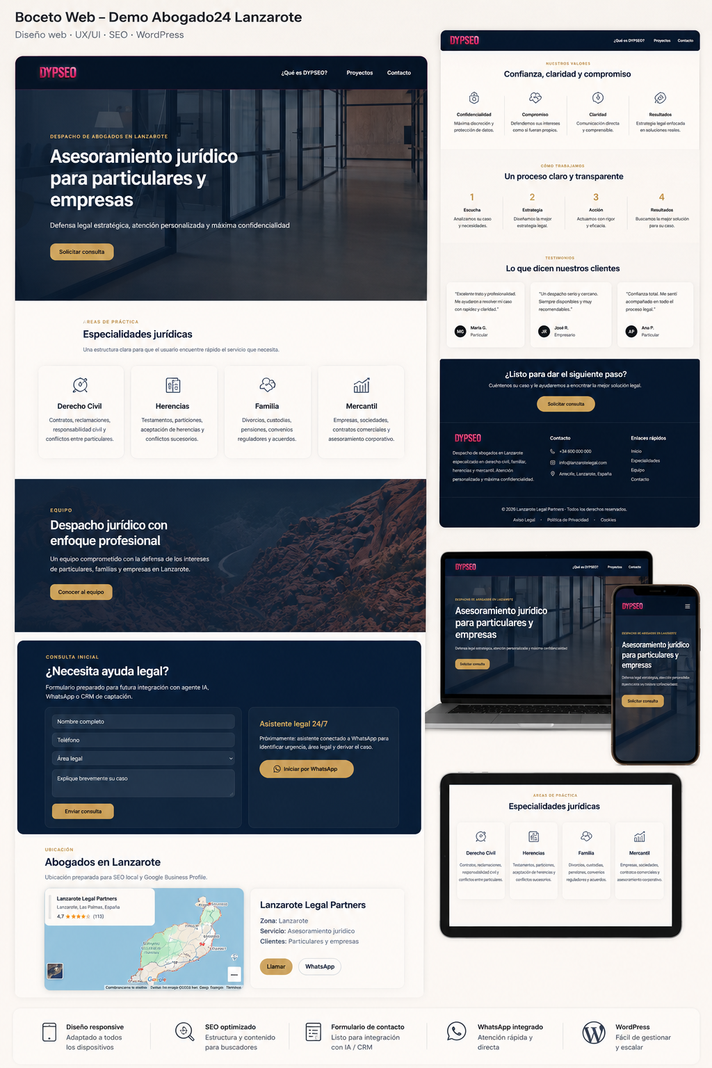 Proyecto web para restaurante
